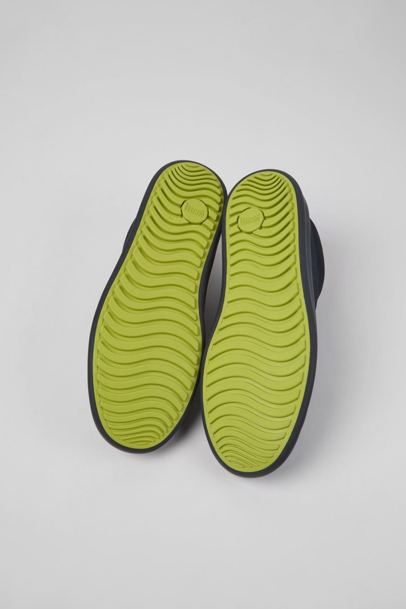 Zapatillas Camper Chasis Nubuck Hombre Azules | UOKYP-6417