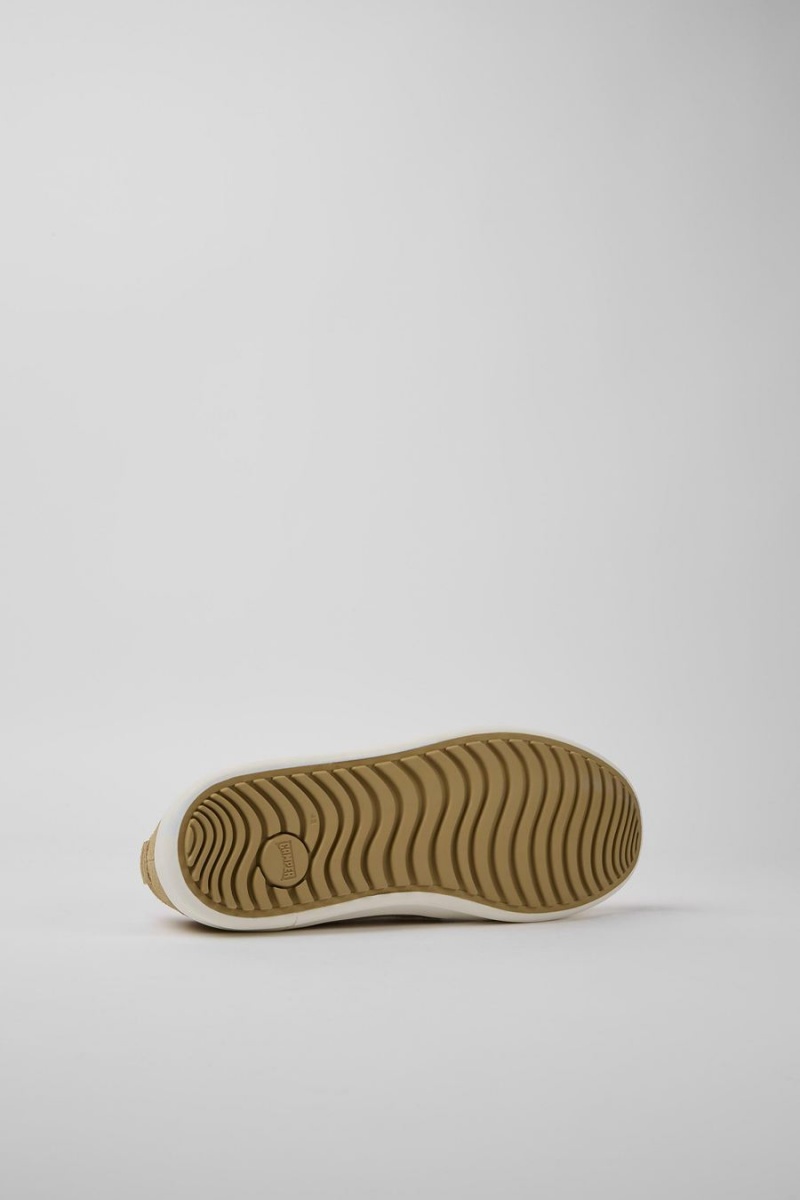 Zapatillas Camper Chasis Nubuck Hombre Beige | MNBFY-4109