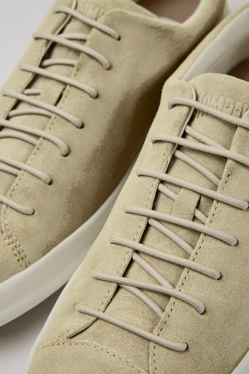 Zapatillas Camper Chasis Nubuck Hombre Beige | NBHCO-3829