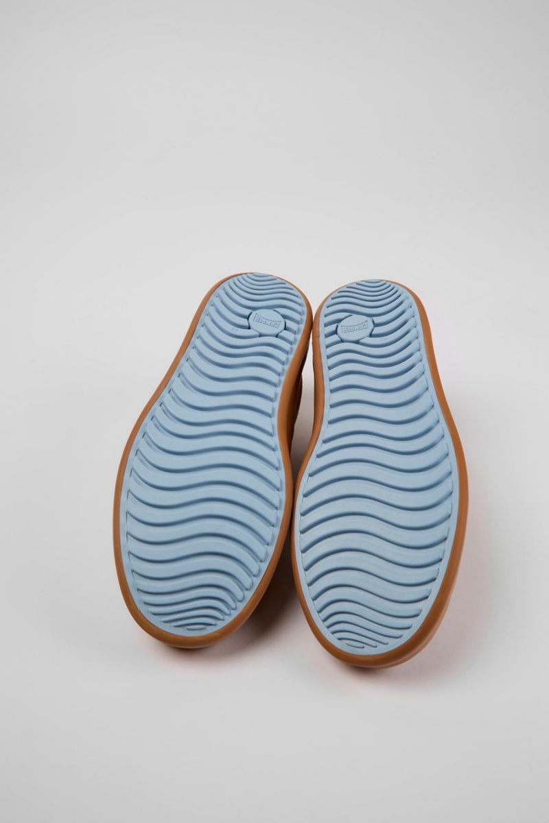 Zapatillas Camper Chasis Nubuck Hombre Marrones | YGBCI-2047