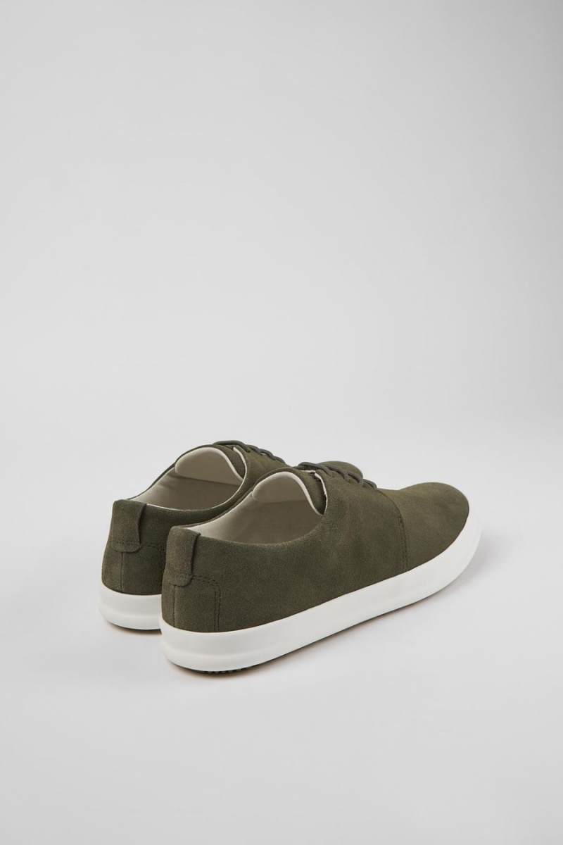 Zapatillas Camper Chasis Nubuck Hombre Verde | GLUBY-2409