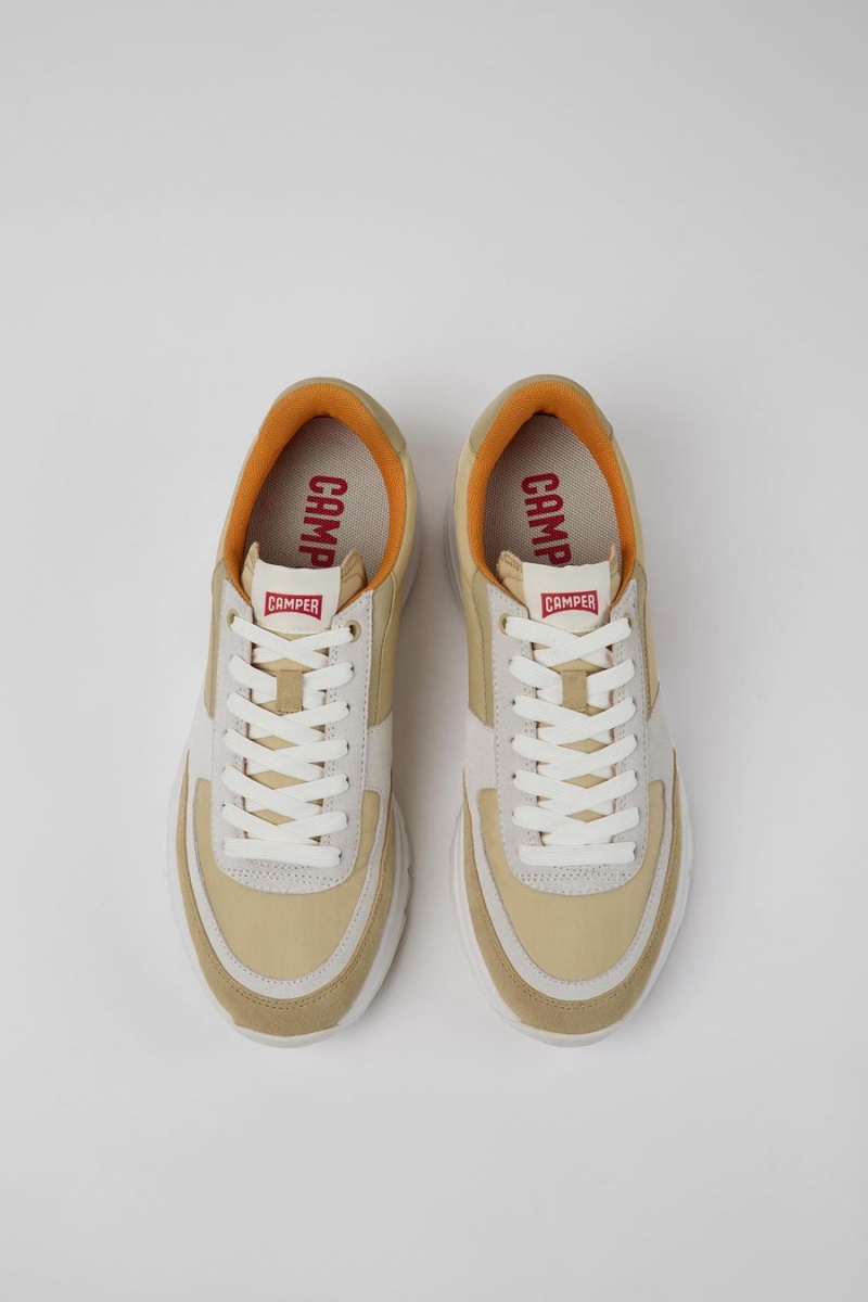 Zapatillas Camper Drift Nubuck Hombre Beige | XEUIG-4623