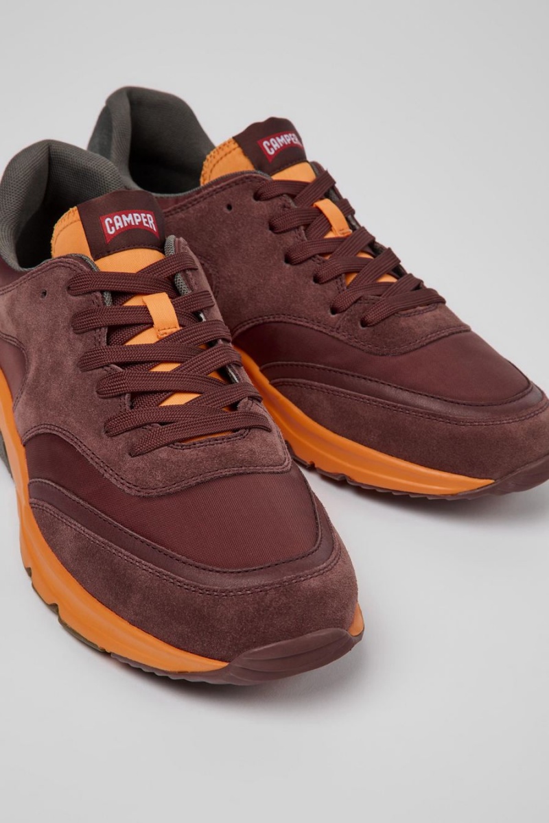 Zapatillas Camper Drift Textil Hombre Burdeos | AWBDQ-0783