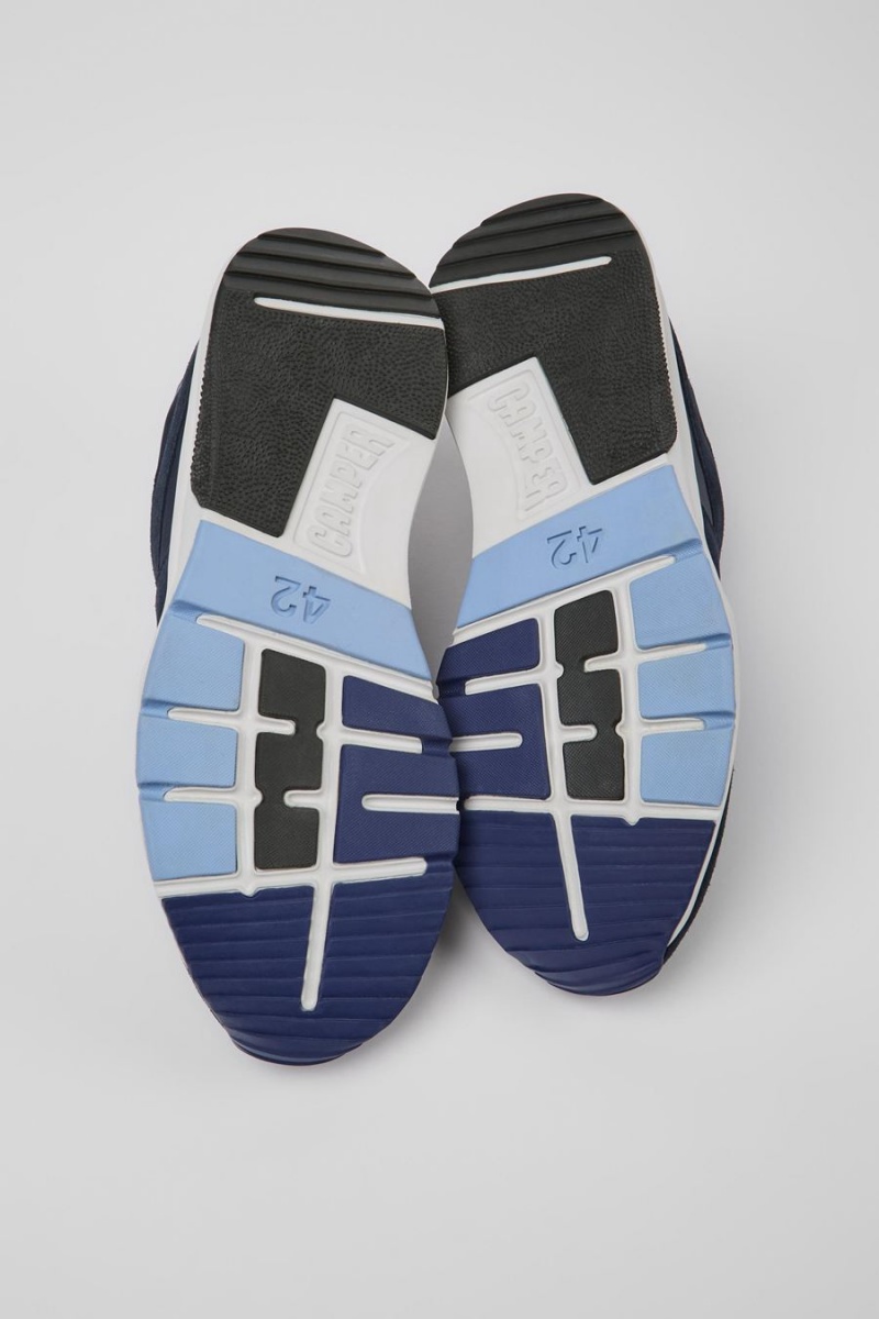 Zapatillas Camper Drift Textil Nubuck Hombre Azul Marino | EYLMX-1736