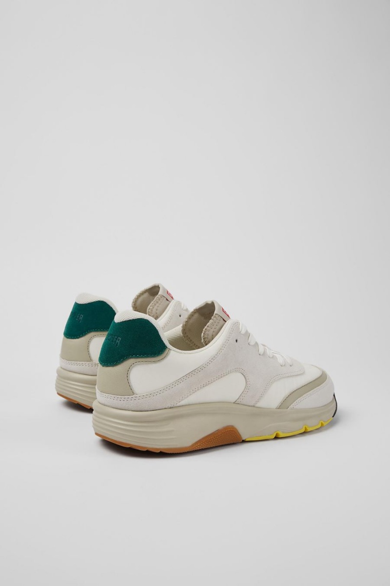 Zapatillas Camper Drift Textil Nubuck Hombre Blancas | CZHLO-9745