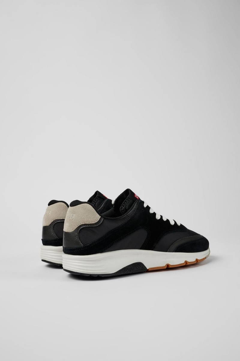 Zapatillas Camper Drift Textil Nubuck Mujer Negras | FNOAK-9702