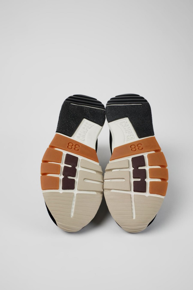 Zapatillas Camper Drift Textil Nubuck Mujer Negras | FNOAK-9702