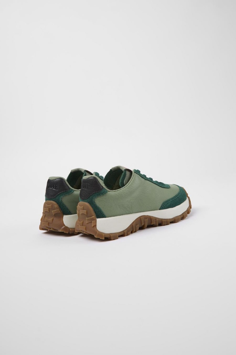 Zapatillas Camper Drift Trail Cuero Nubuck Niña Verde | RKTCI-5723
