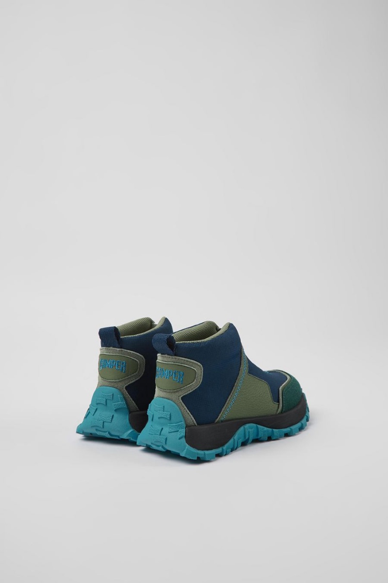 Zapatillas Camper Drift Trail Textil Cuero Niña Azul Marino | ADXNH-5920