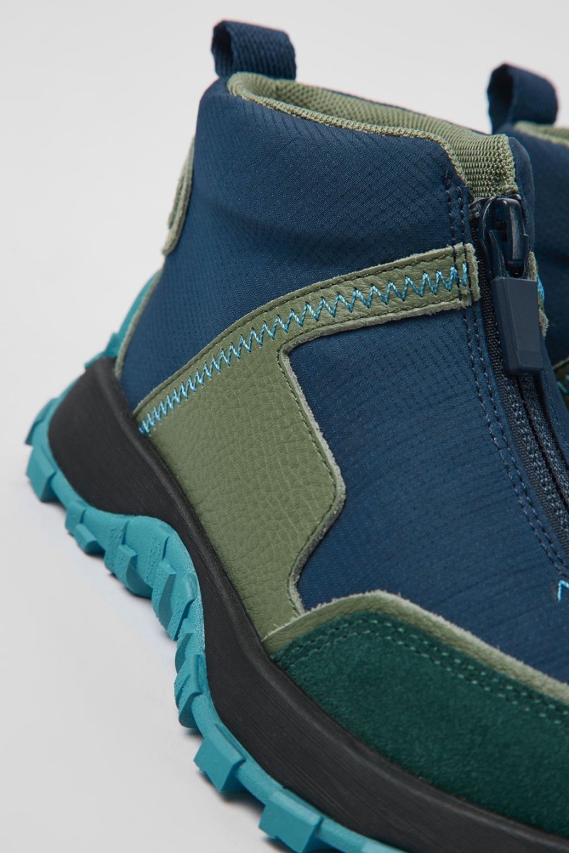 Zapatillas Camper Drift Trail Textil Cuero Niña Azul Marino | ADXNH-5920