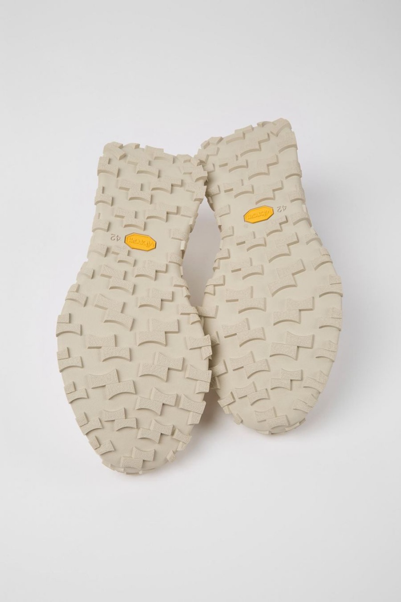 Zapatillas Camper Drift Trail Textil Nubuck Hombre Blancas | BWJKP-0487