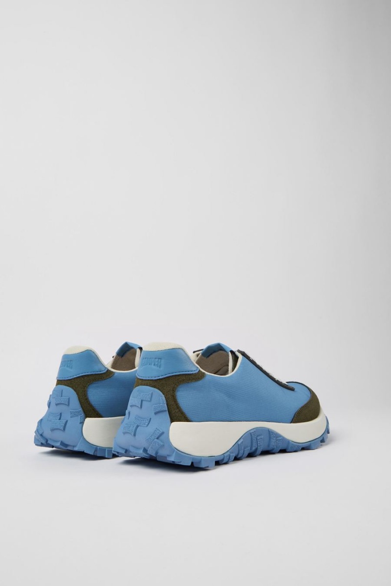 Zapatillas Camper Drift Trail Textil Nubuck Hombre Azules | AHDMB-3967