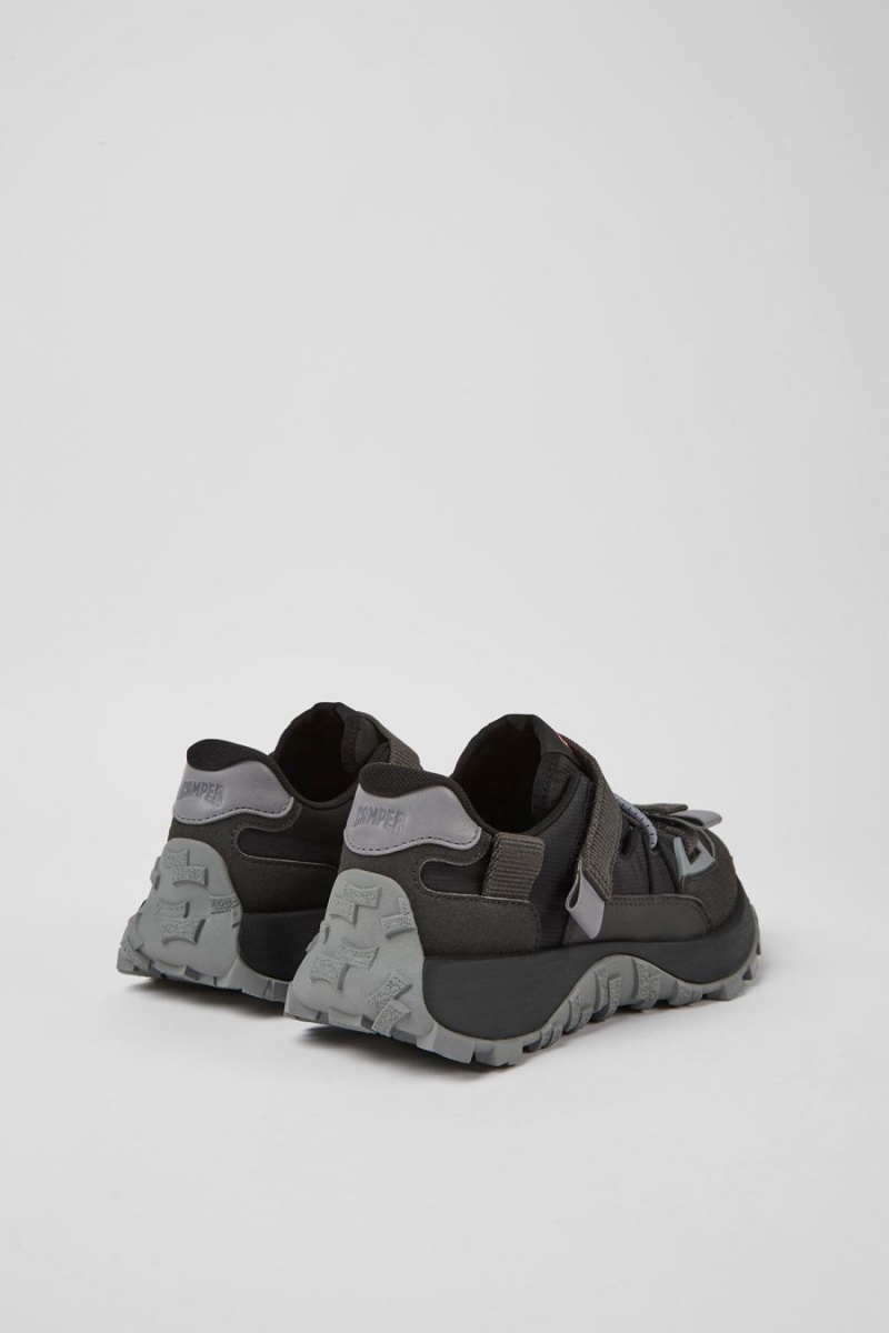 Zapatillas Camper Drift Trail Textil Nubuck Mujer Negras | EPHKN-4560