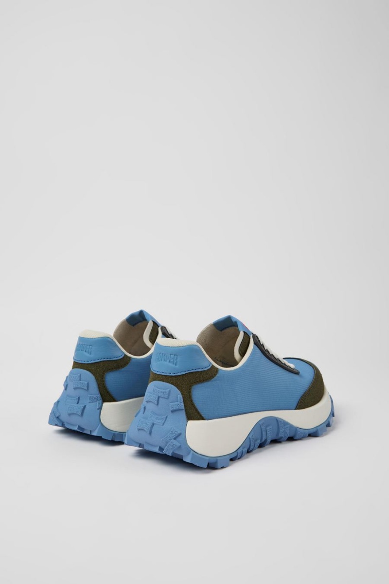 Zapatillas Camper Drift Trail Textil Nubuck Mujer Azules | YOKGE-8160