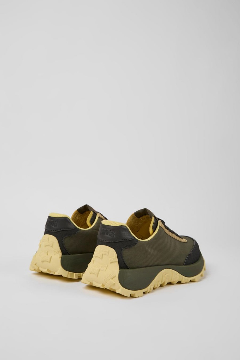 Zapatillas Camper Drift Trail Textil Nubuck Mujer Verde | HTSUF-2134