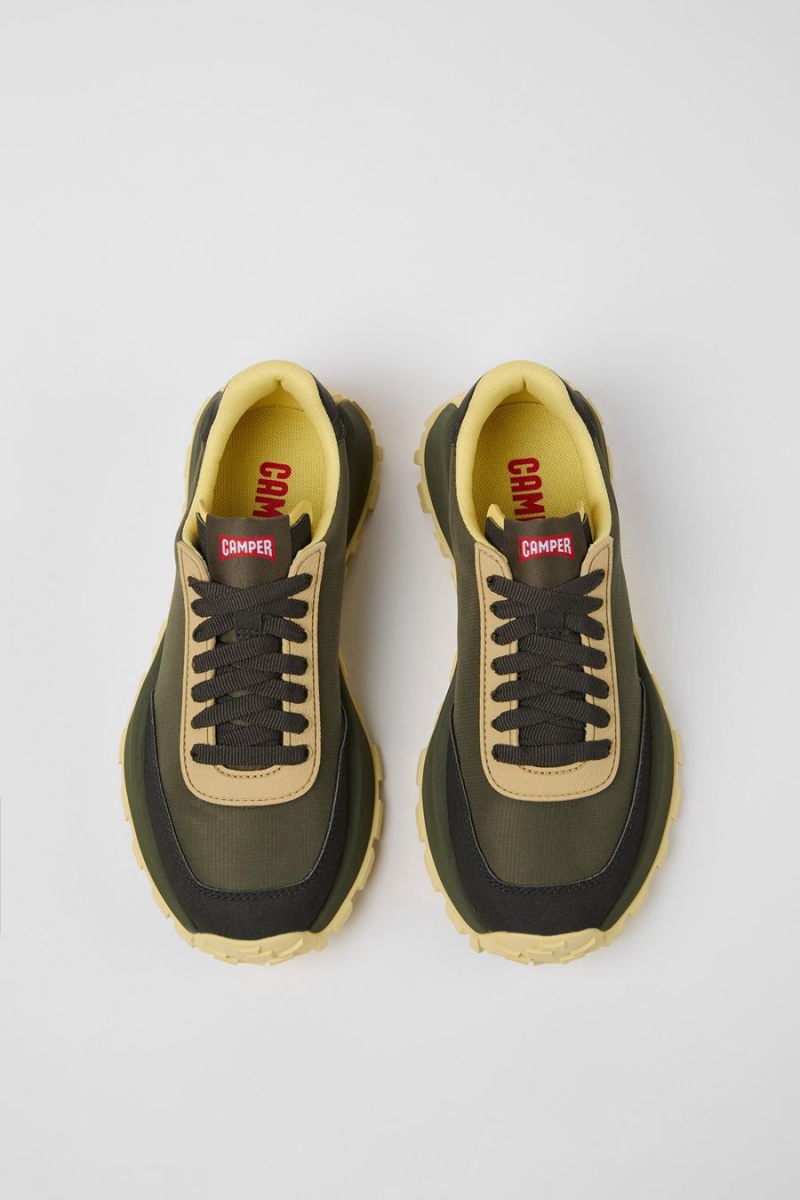 Zapatillas Camper Drift Trail Textil Nubuck Mujer Verde | HTSUF-2134