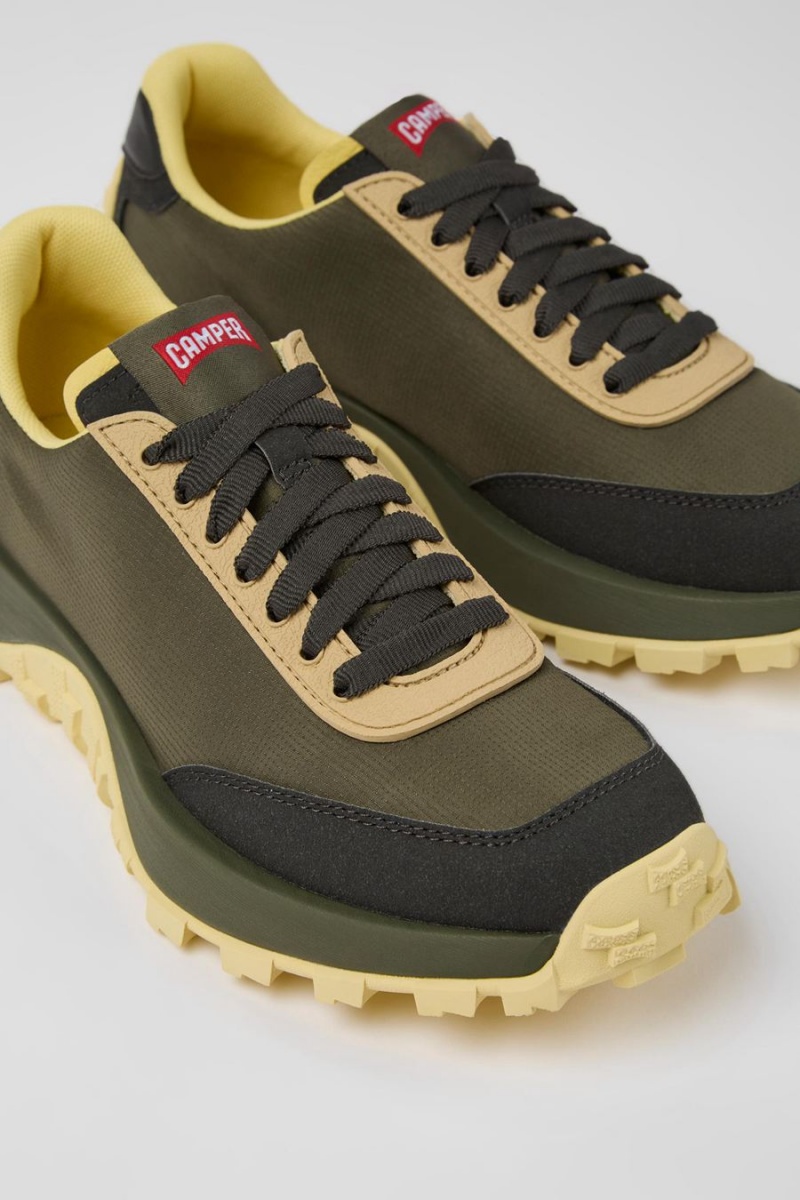 Zapatillas Camper Drift Trail Textil Nubuck Mujer Verde | HTSUF-2134
