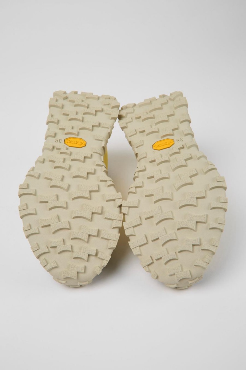 Zapatillas Camper Drift Trail Textil Nubuck Mujer Amarillo | ZIXJA-6305