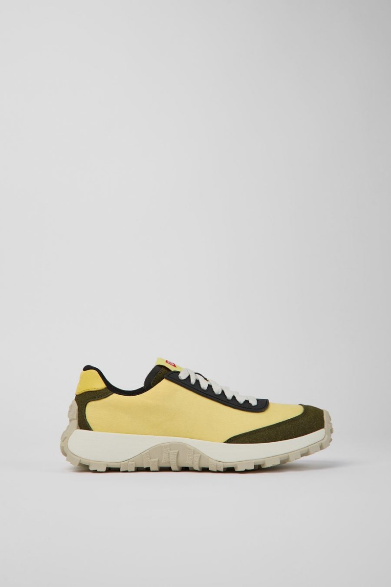 Zapatillas Camper Drift Trail Textil Nubuck Mujer Amarillo | ZIXJA-6305
