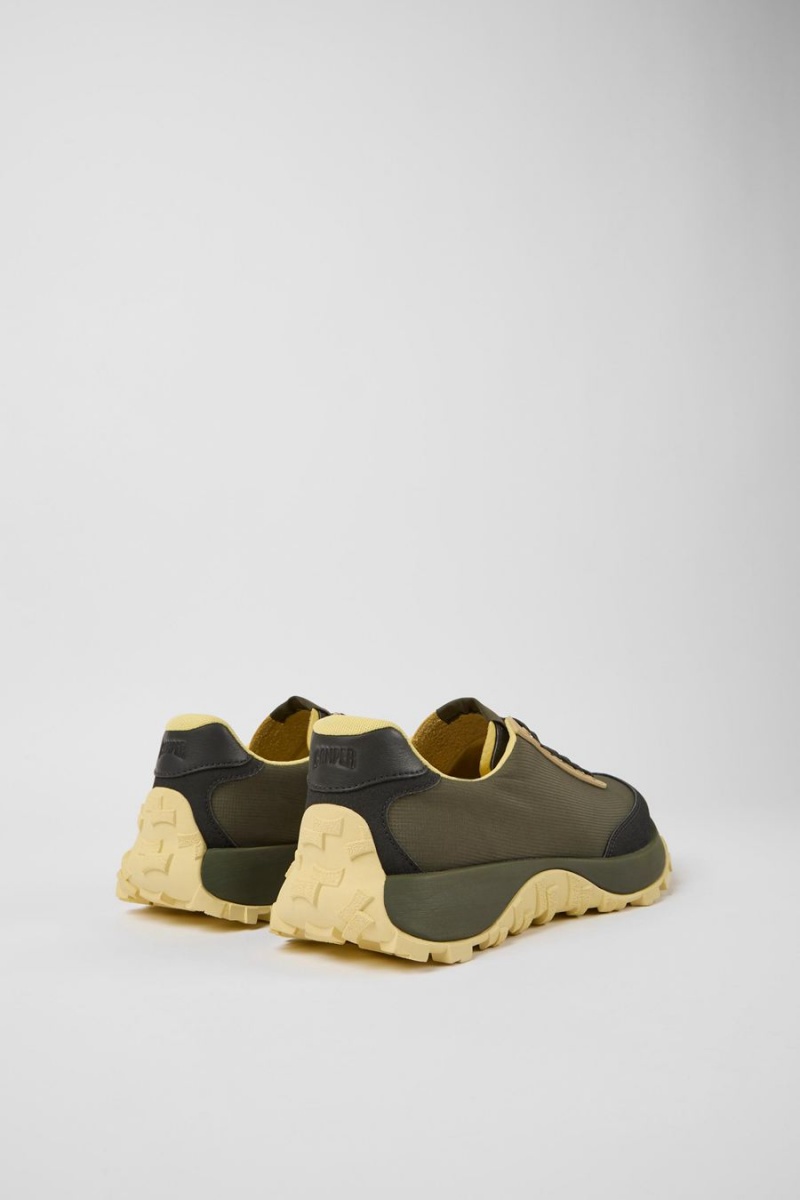 Zapatillas Camper Drift Trail Textil Nubuck Hombre Verde | BVPGF-2706