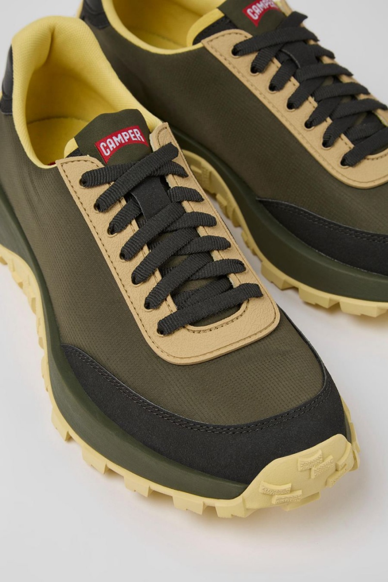 Zapatillas Camper Drift Trail Textil Nubuck Hombre Verde | BVPGF-2706