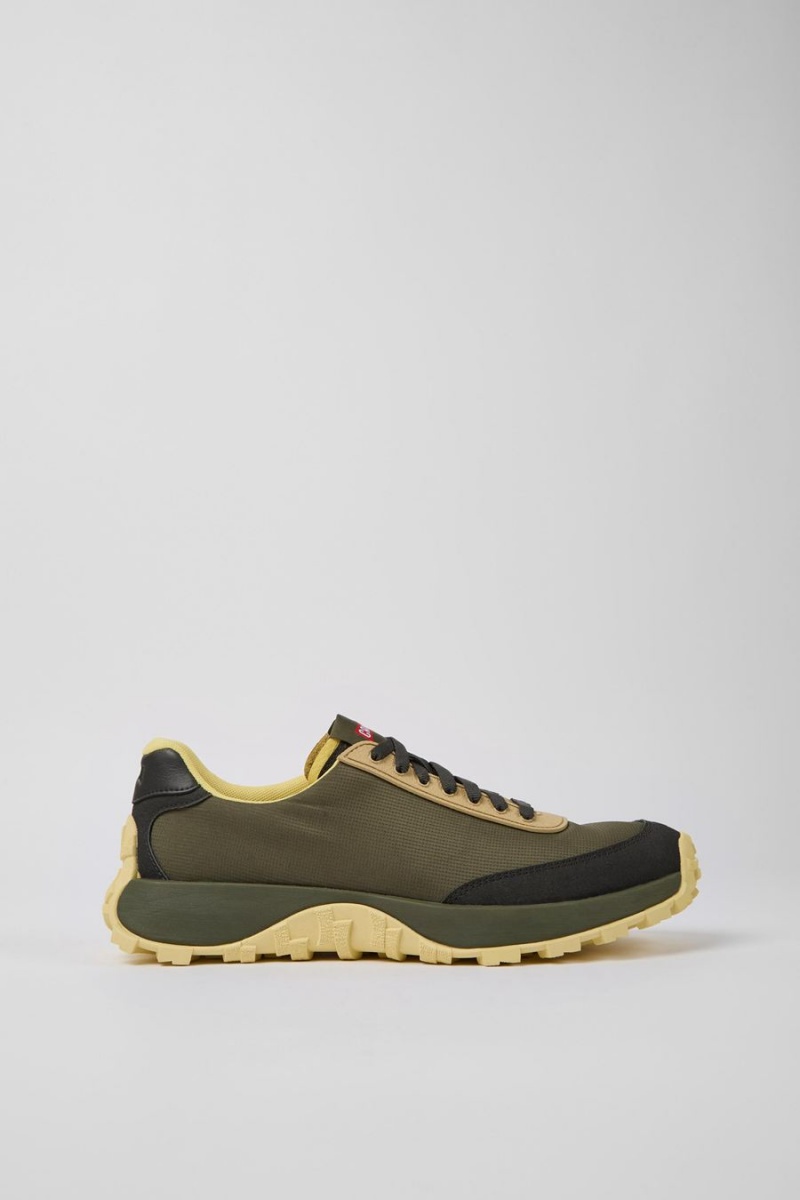 Zapatillas Camper Drift Trail Textil Nubuck Hombre Verde | BVPGF-2706
