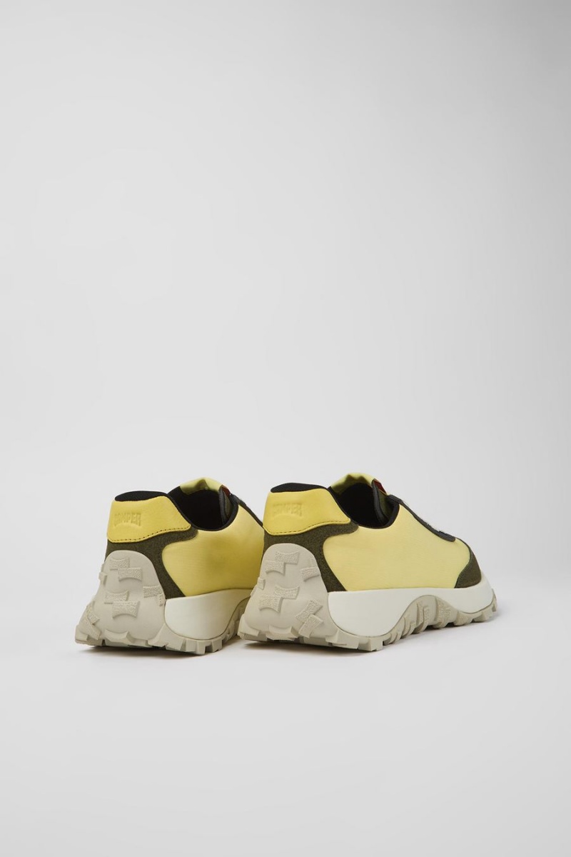 Zapatillas Camper Drift Trail Textil Nubuck Hombre Amarillo | ZUFCA-1029