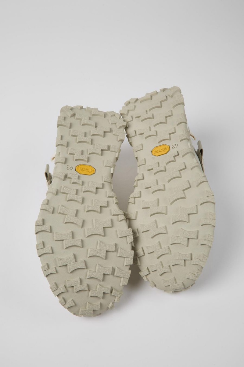 Zapatillas Camper Drift Trail Textil Nubuck Hombre Blancas | JRPLF-2460