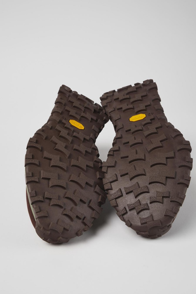 Zapatillas Camper Drift Trail Vibram Cuero Nubuck Hombre Burdeos | MPUDK-0841