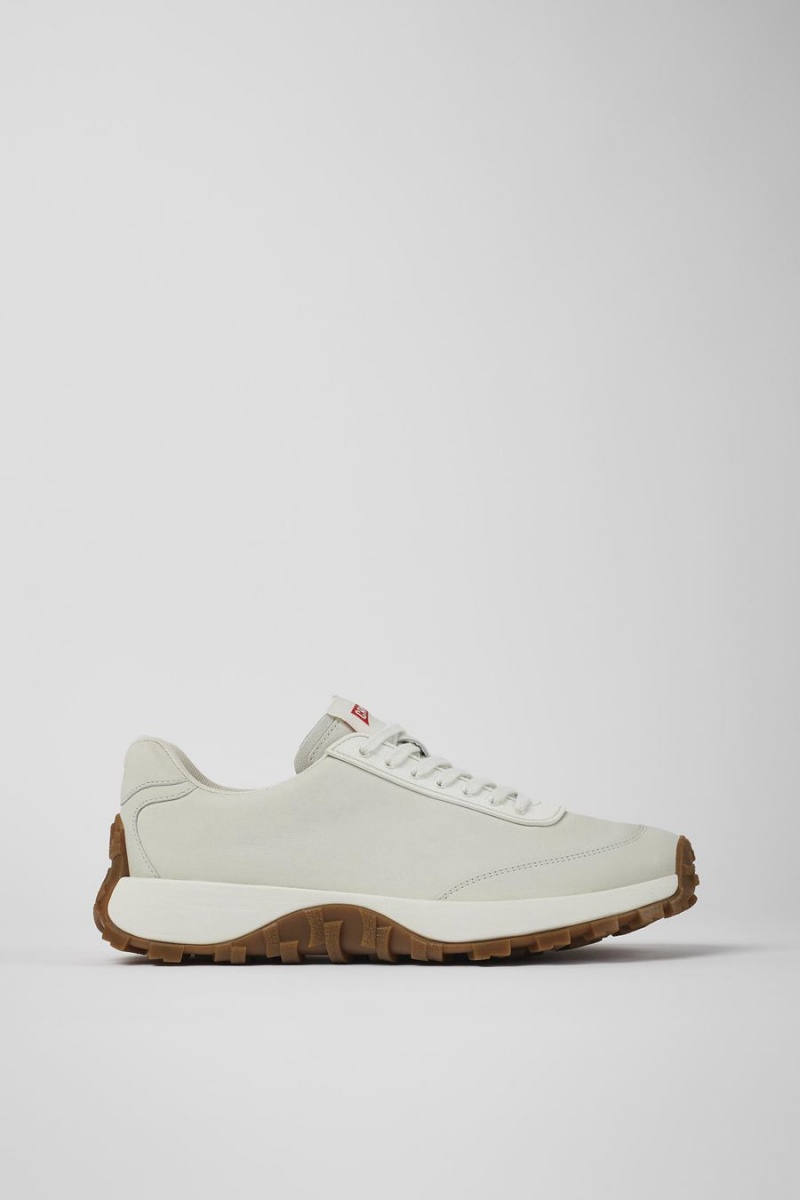 Zapatillas Camper Drift Trail Vibram Non-dyed Cuero Hombre Blancas | WTJNY-8321