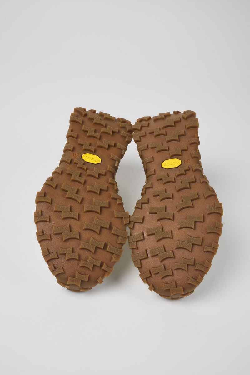 Zapatillas Camper Drift Trail Vibram Nondyed Cuero Mujer Blancas | NMEPO-2895