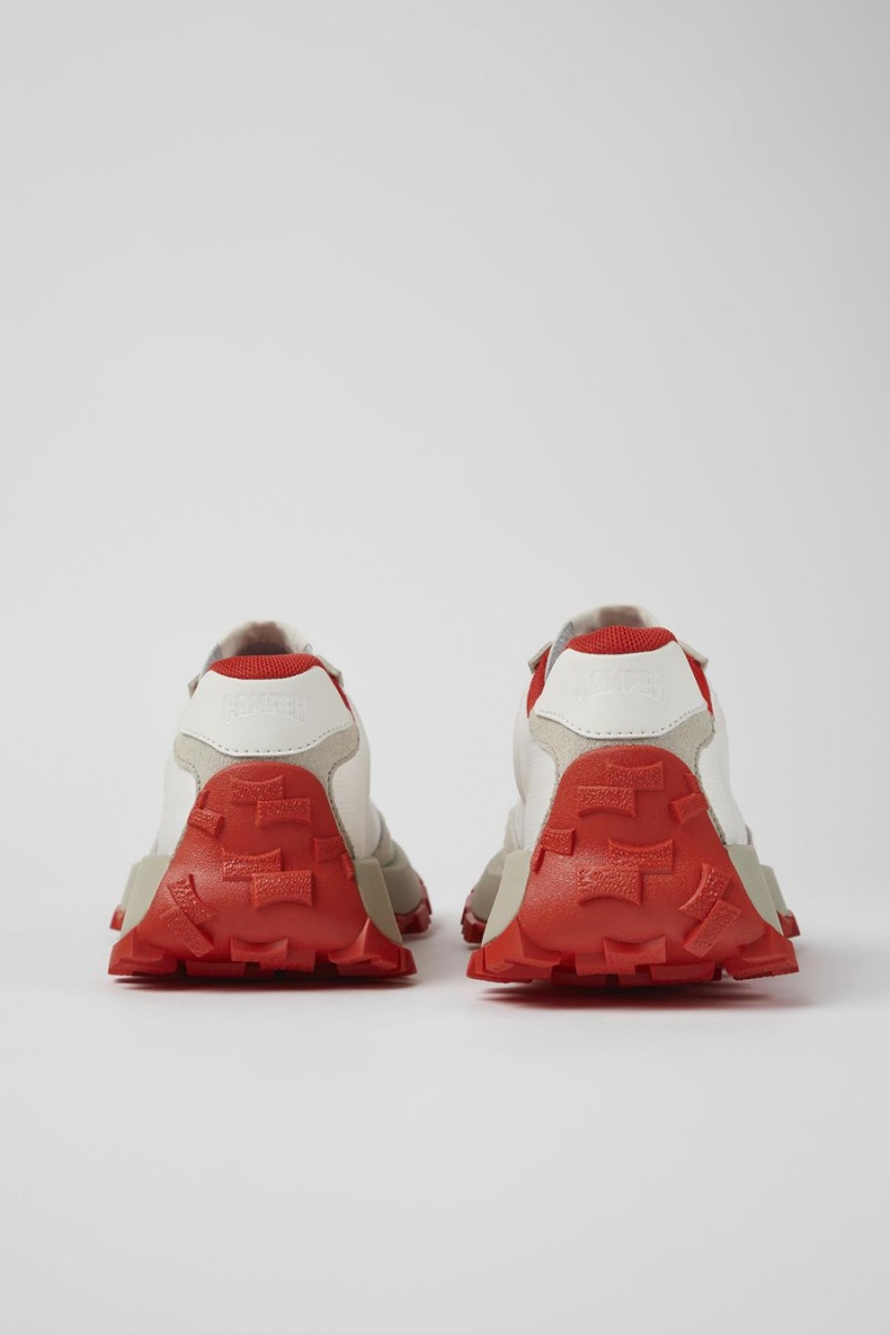 Zapatillas Camper Drift Trail Vibram Recycled Pet Nubuck Mujer Blancas | MIRTZ-8743