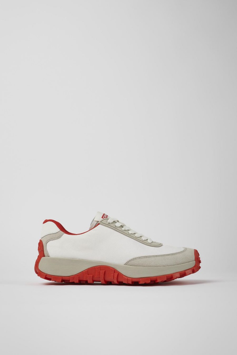 Zapatillas Camper Drift Trail Vibram Recycled Pet Nubuck Mujer Blancas | MIRTZ-8743