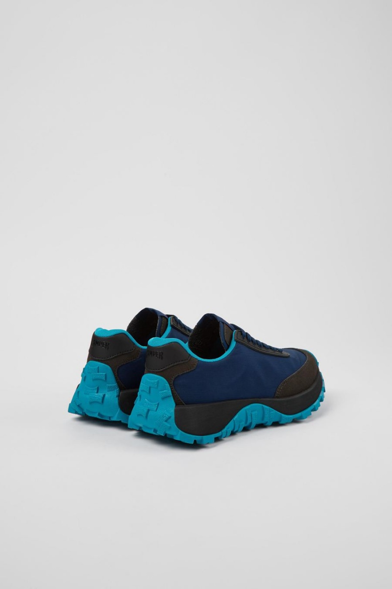 Zapatillas Camper Drift Trail Vibram Recycled Pet Nubuck Mujer Azules | VREFB-8542