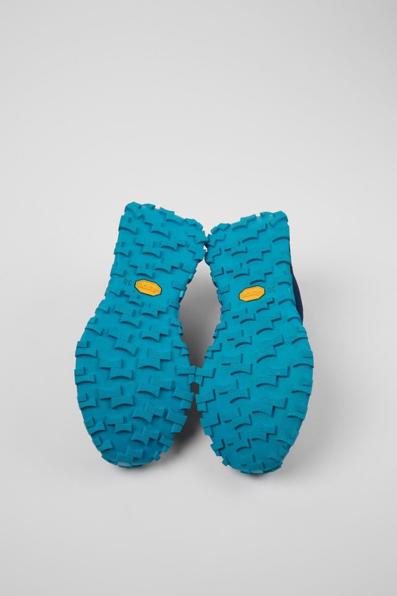 Zapatillas Camper Drift Trail Vibram Recycled Pet Nubuck Mujer Azules | VREFB-8542