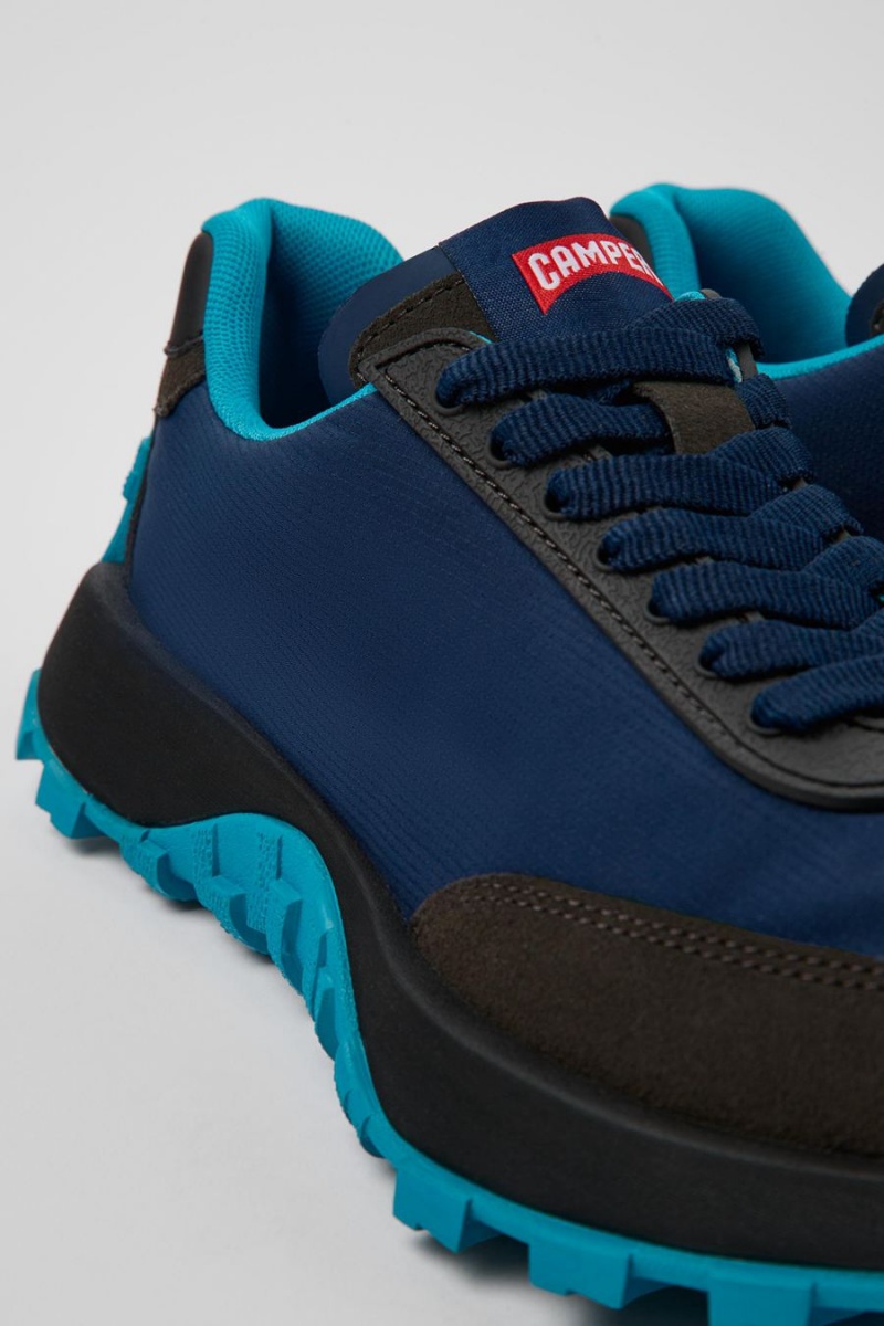 Zapatillas Camper Drift Trail Vibram Recycled Pet Nubuck Mujer Azules | VREFB-8542