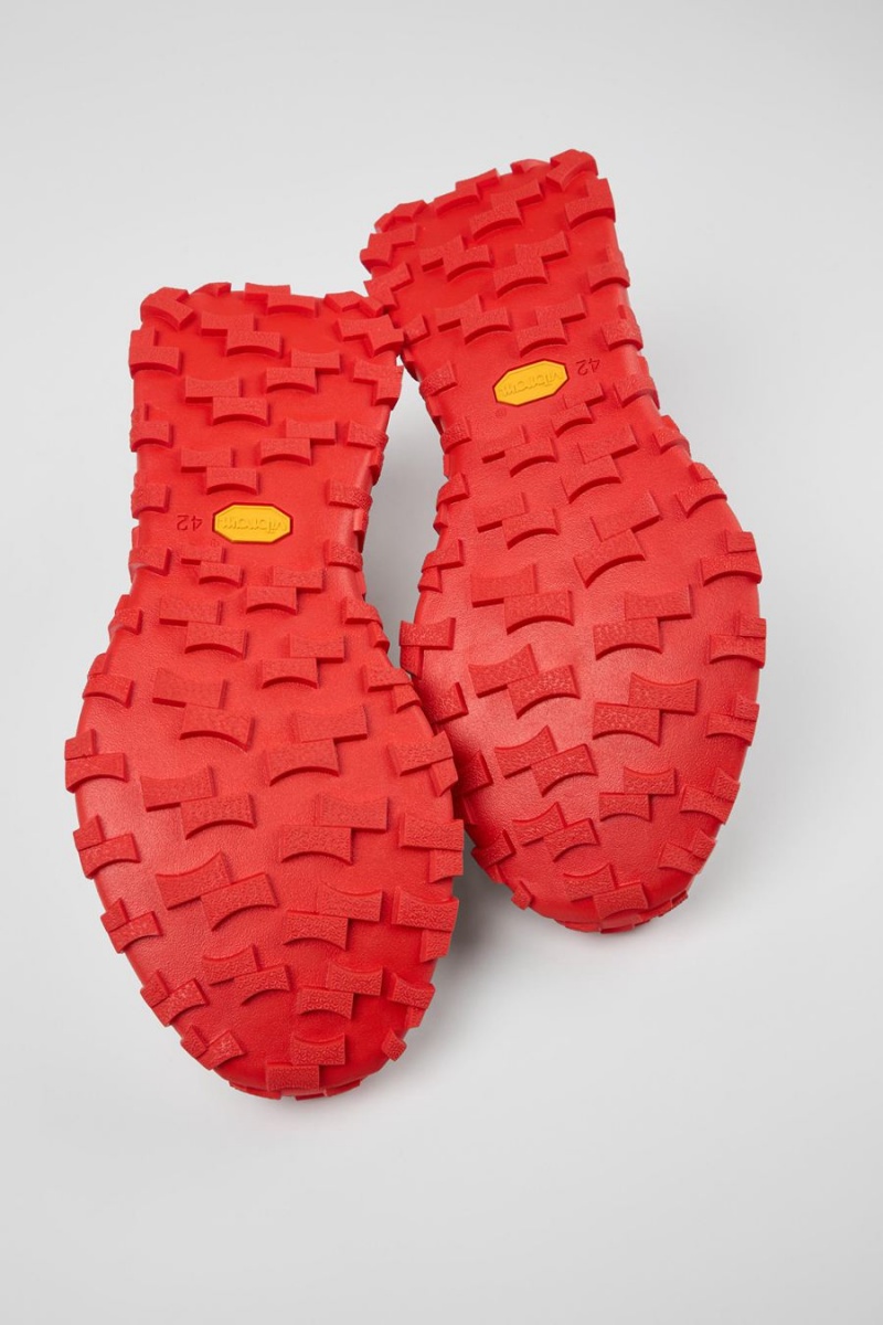 Zapatillas Camper Drift Trail Vibram Recycled Pet Nubuck Hombre Blancas | UJOQE-3209
