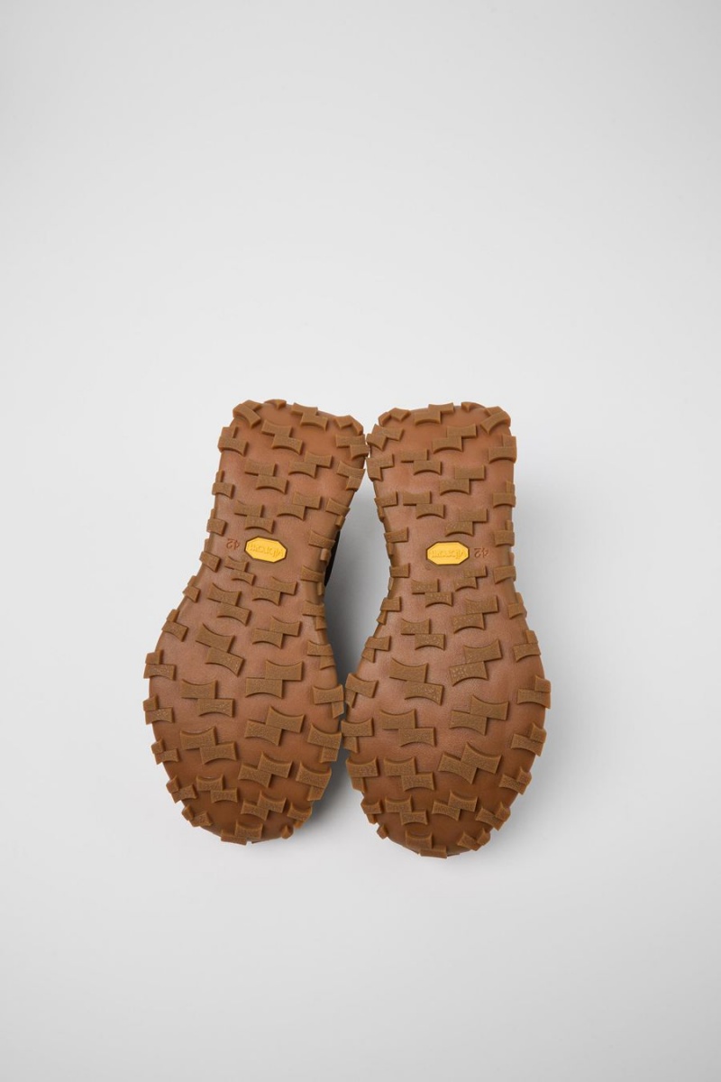 Zapatillas Camper Drift Trail Vibram Recycled Pet Nubuck Hombre Negras | ZTHBU-4083