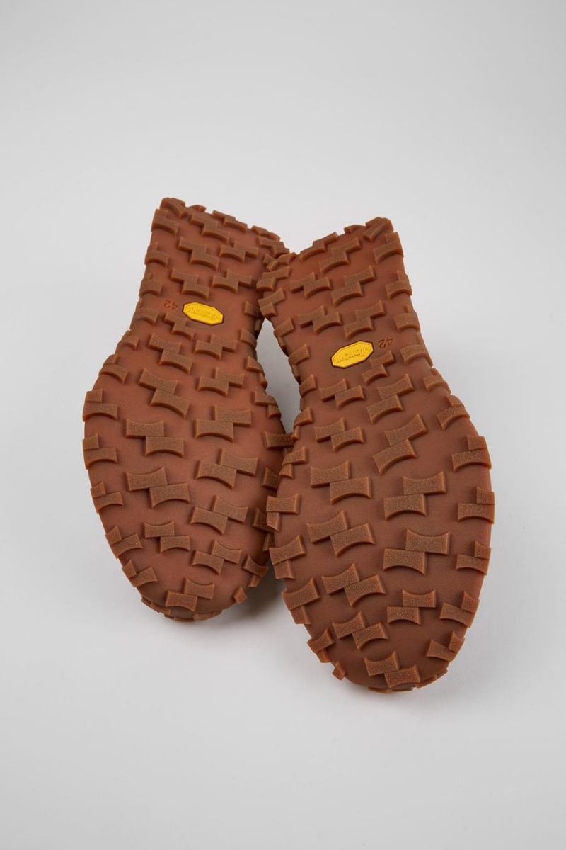Zapatillas Camper Drift Trail Vibram Textil Nubuck Hombre Verde | GWSYN-9672