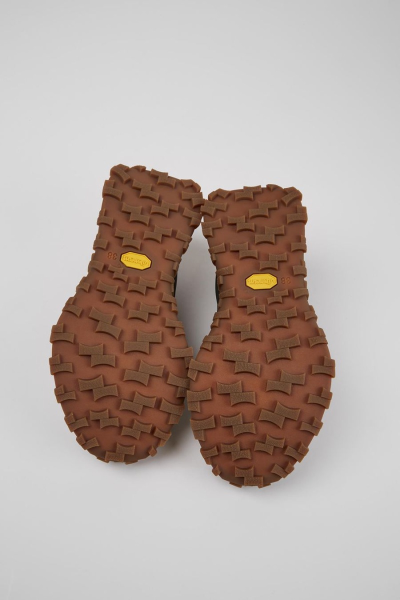 Zapatillas Camper Drift Trail Vibram Textil Nubuck Mujer Negras | QIZVD-9602