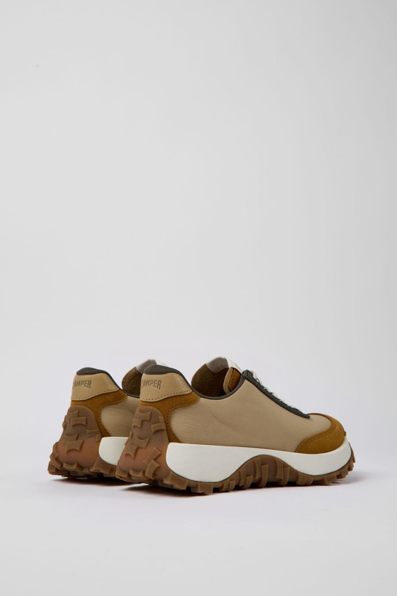 Zapatillas Camper Drift Trail Vibram Textil Nubuck Mujer Marrones | PTEJN-2754