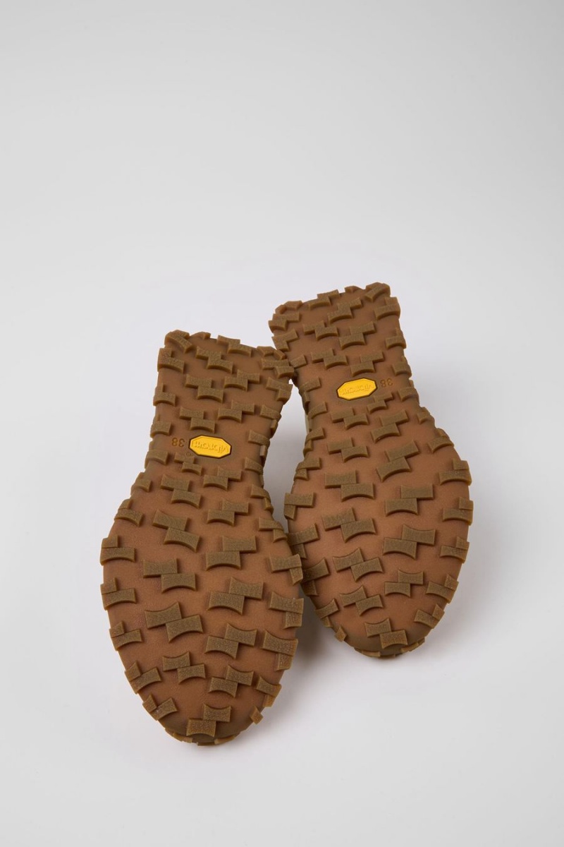Zapatillas Camper Drift Trail Vibram Textil Nubuck Mujer Marrones | PTEJN-2754