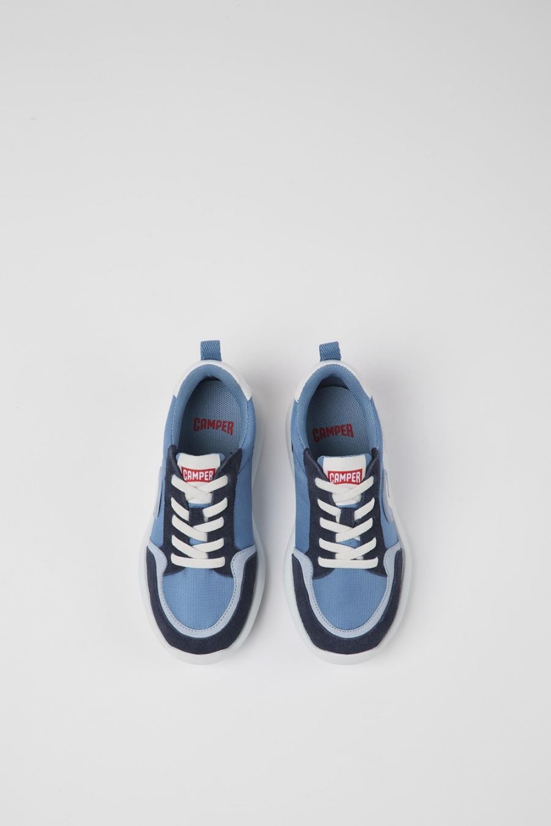 Zapatillas Camper Driftie Textil Nubuck Niño Azules | YATEP-4681