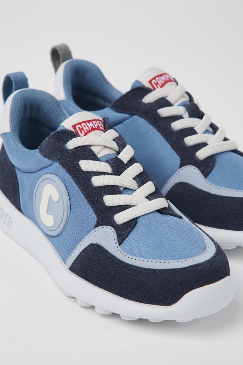 Zapatillas Camper Driftie Textil Nubuck Niño Azules | YATEP-4681