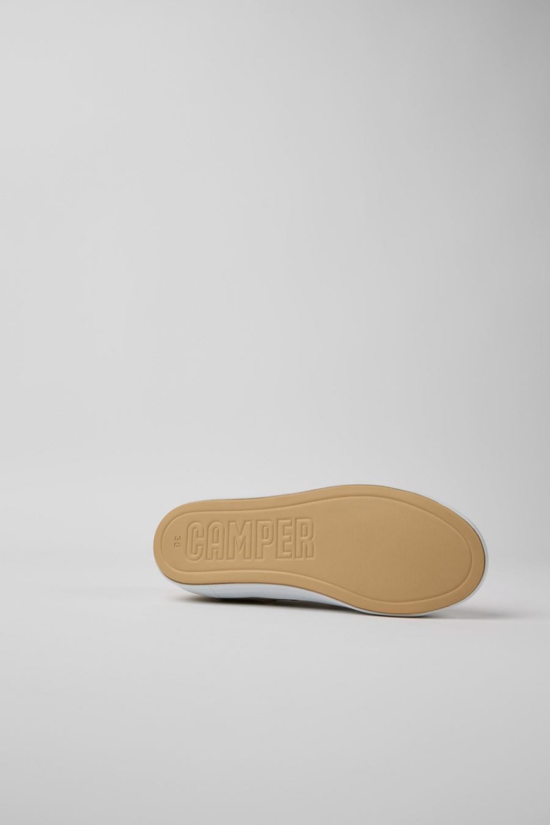 Zapatillas Camper Hoops Mujer Beige | DUNCP-7532