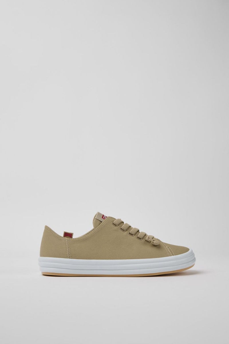Zapatillas Camper Hoops Mujer Beige | DUNCP-7532