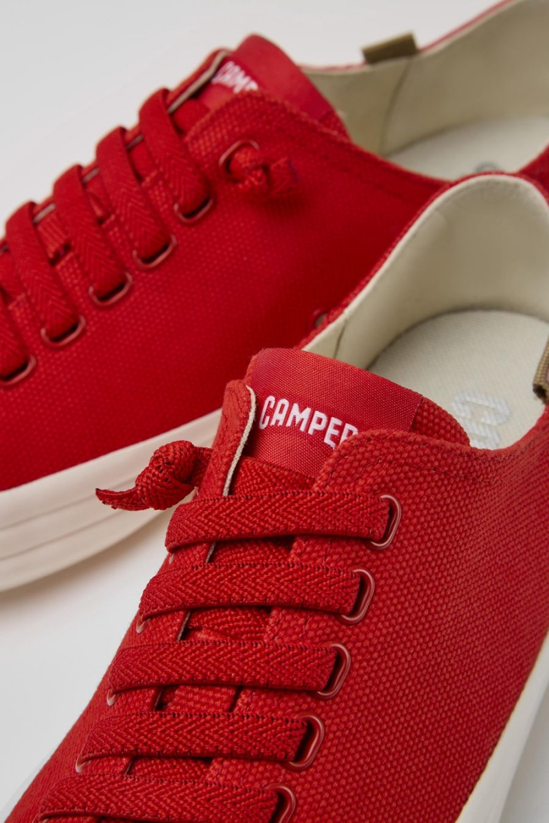Zapatillas Camper Hoops Mujer Rojas | RSTCG-6432