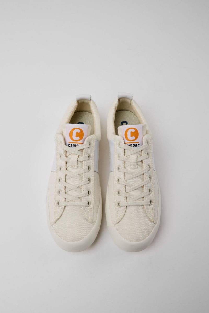 Zapatillas Camper Imar Cuero Mujer Blancas | WYDTE-8462