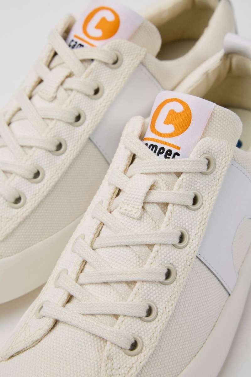 Zapatillas Camper Imar Cuero Mujer Blancas | WYDTE-8462
