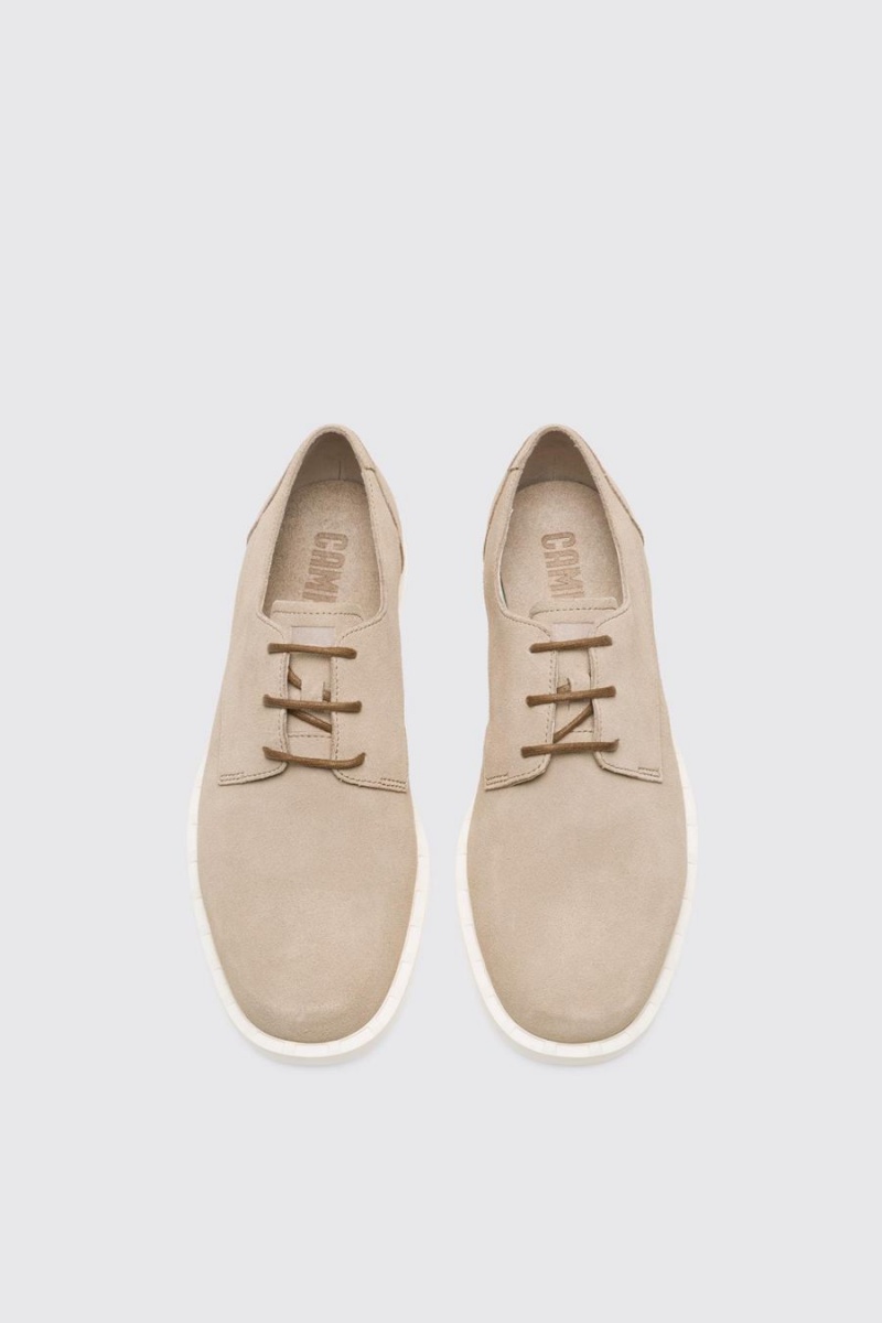 Zapatillas Camper Judd Encaje-up Hombre Beige | OSZPD-1956